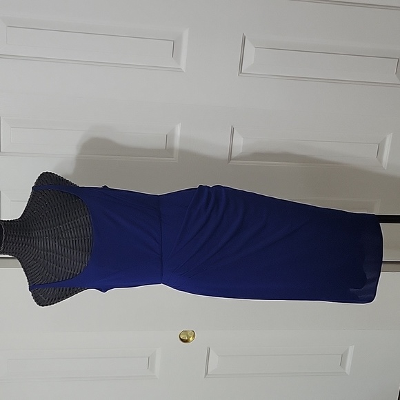 bcbg maxazria Dress Size M NWT Deep Royal Blue - Picture 2 of 8